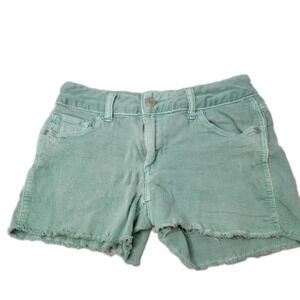 Maurice’s Teal Raw Hem Denim Shorts Size 1/2